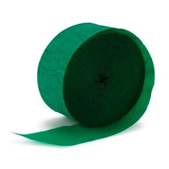 Gifts, 1.75", Cindus, Crepe Streamer, 81', 43669, Emerald